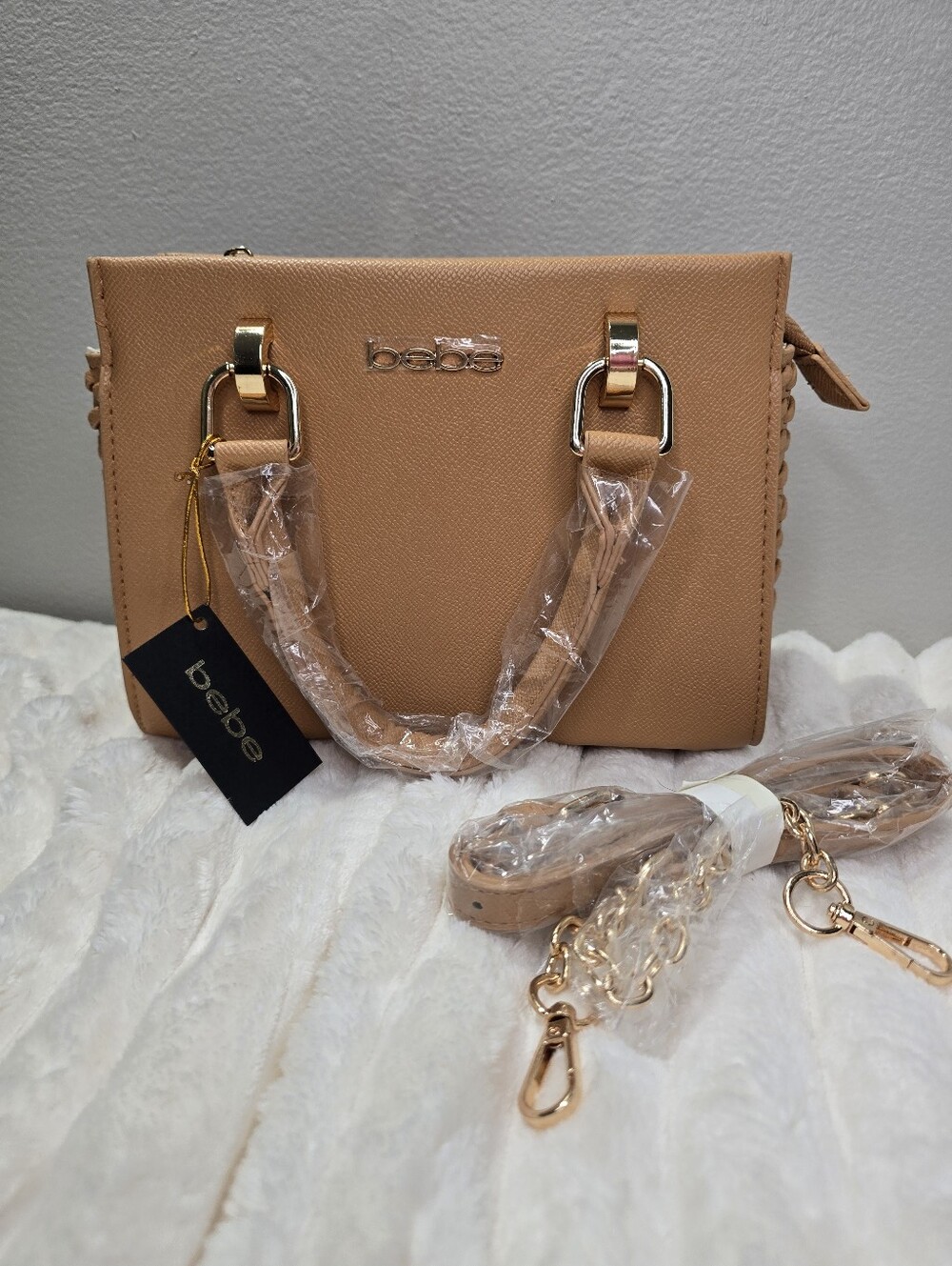 Bebe Katriel Small Satchel Crossbody Bag NWT